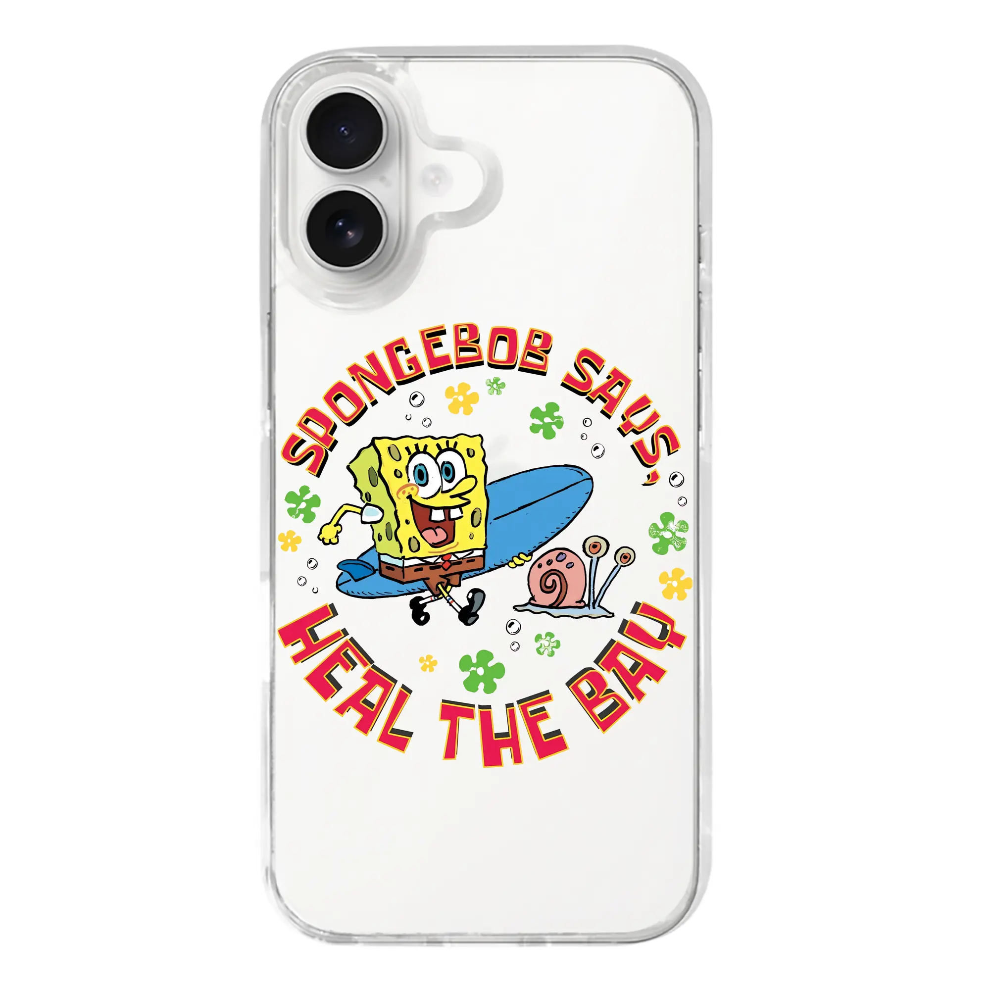 スポンジボブ グッズ スポンジボブ - iPhone 17シリーズ 透明スマホケース – 薄型・耐衝撃・精密フィット保護カバー